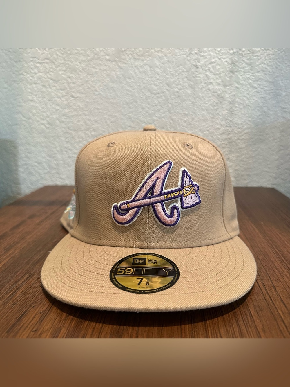 Hat Club Sandstorm Atlanta Braves Fitted Size 7 1/8